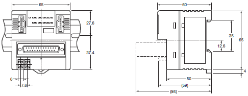 GT1-ID / OD Dimensions 4 