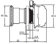 A22NE-PD / A22NE-P / A22E Dimensions 19 