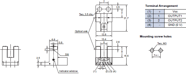 EE-SX97 Dimensions 6 