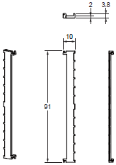 E5EC, E5EC-B Dimensions 9 