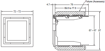 E5CSL / E5CWL / E5EWL Dimensions 9 