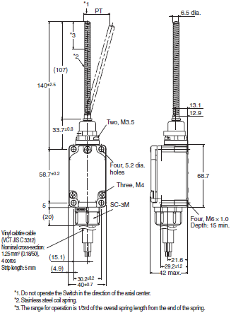 WL-N / WLG Dimensions 125 