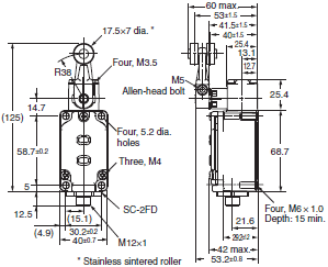 WL-N / WLG Dimensions 22 