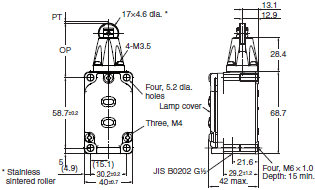 WL-N / WLG Dimensions 33 