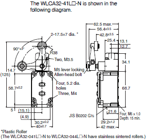 WL-N / WLG Dimensions 76 