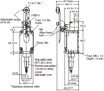 WL-N / WLG Dimensions 100 