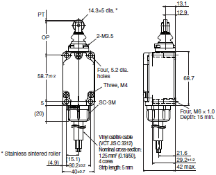 WL-N / WLG Dimensions 112 