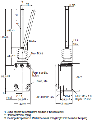 WL-N / WLG Dimensions 121 