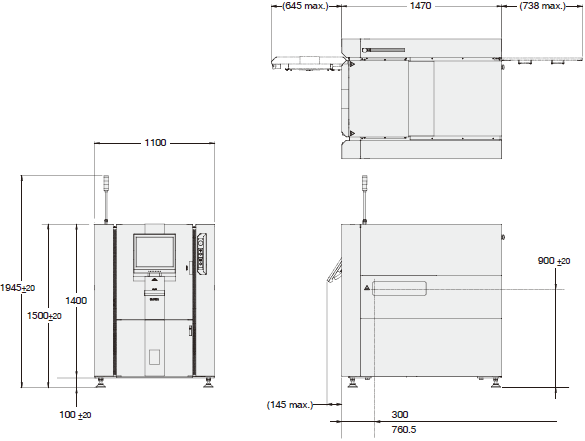 VT-S730 Dimensions 1 