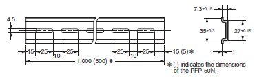 J7KCA Series Auxiliary Relay (Contactor Relay)/Dimensions | OMRON