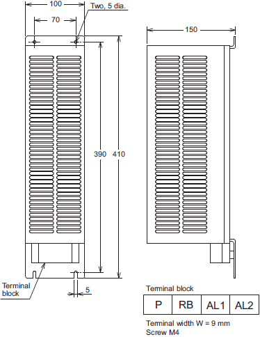 3G3MX2-V2 Dimensions 21 