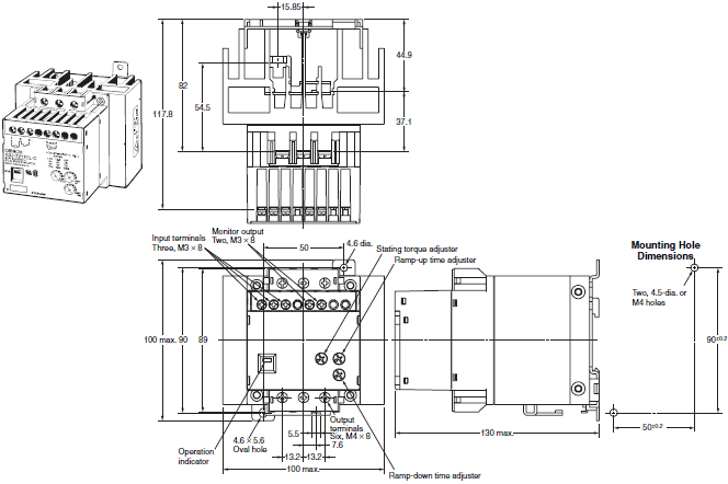 G3J-T-C Dimensions 2 