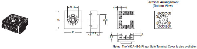 E5CS Dimensions 11 