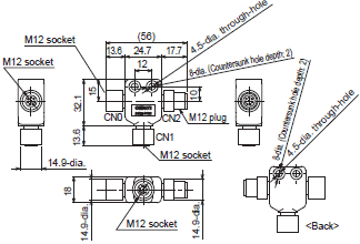 D6FZ-FGS Series Dimensions 7 