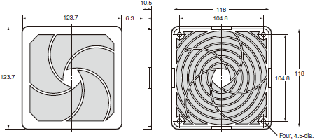 R87F / R87T Dimensions 22 