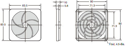 R87F / R87T Dimensions 24 