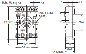 H7CC-R Dimensions 24 